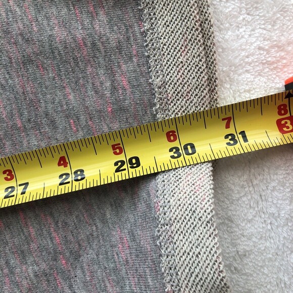 VENUS WOMENS SIZE SMALL ROMPER SHORT JUMP SUIT GRAY/PINK SLEVELESS HOODI WG - Picture 9 of 10